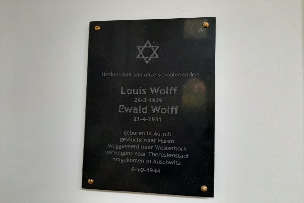Gedenkteken Louis en Ewald Wolff