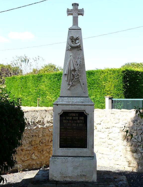 Monument Eerste Wereldoorlog Notre-Dame-d'Or