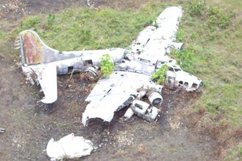 Crash Site & Remains B-17E Flying Fortress 41-9234 