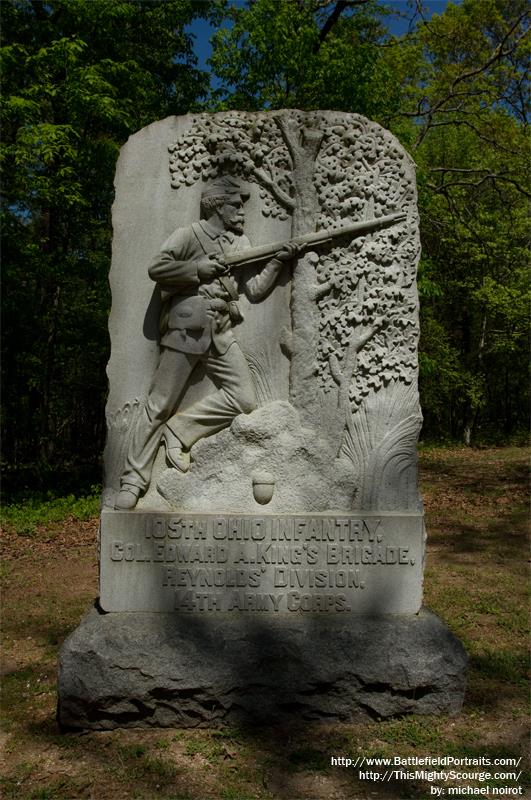 Monument 105th Ohio Infantry Regiment