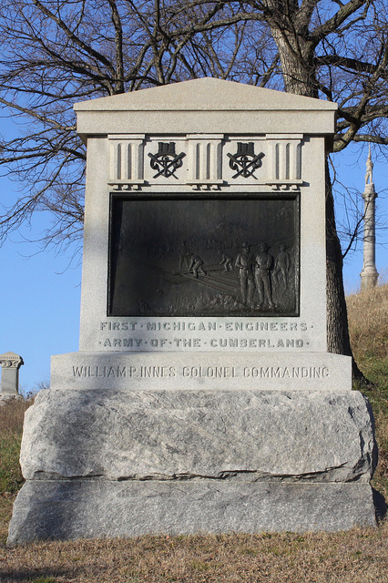 Monument 1st Michigan Engineers