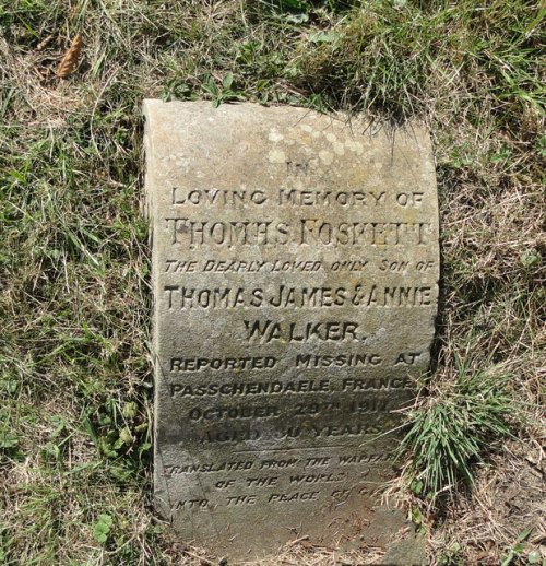 Memorial Thomas Foskett Walker
