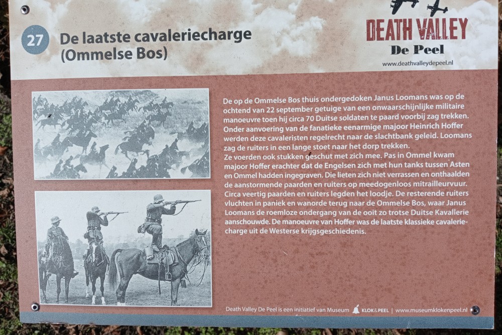 Commemorative Sign 27 Death Valley De Peel