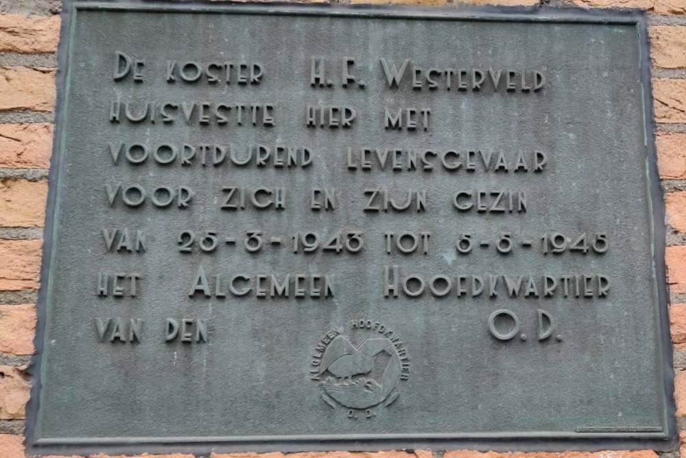 Gedenkteken H.F. Westerveld