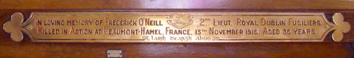 Gedenkteken Frederick O'Neill