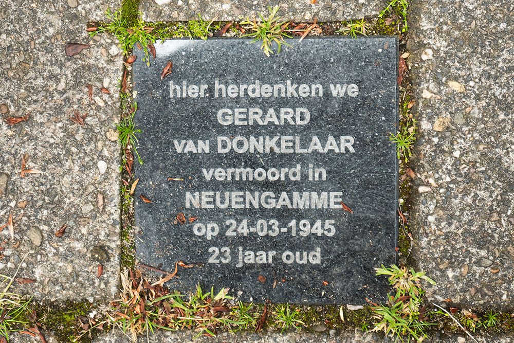 Remembrance Stone Blekerstraat 30 (now De Vlijtstraat 11)