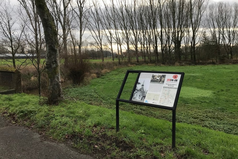 Cycle Route Battle of the Ringbeek, Information Board Castle of Hertsberge