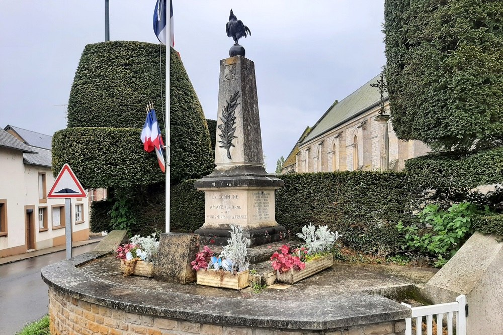 Oorlogsmonument Amay-sur-Orne #3