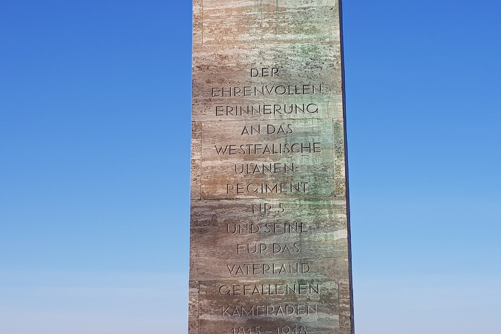 Monument van het 5e Westfaler Lansiers Regiment