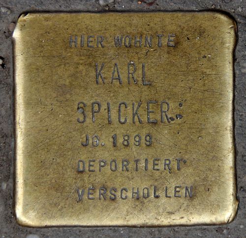 Stolperstein Graefestrae 5 #1