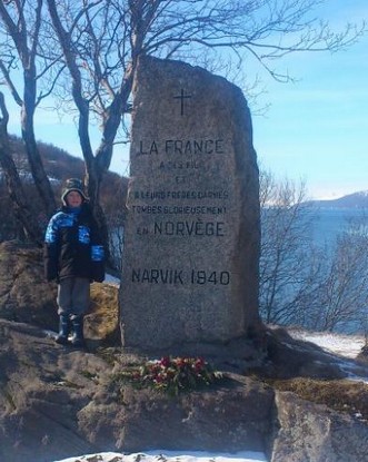 Monument Franse Soldaten Slag om Narvik