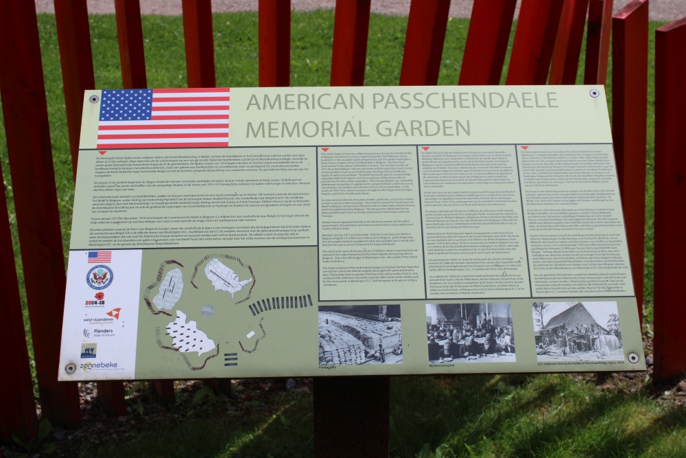 Passchendaele Memorial Garden Verenigde Staten van Amerika #4