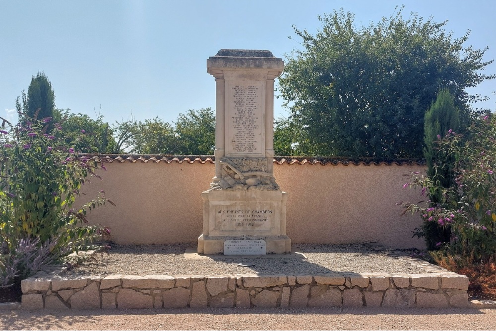 War Memorial Chambon #2