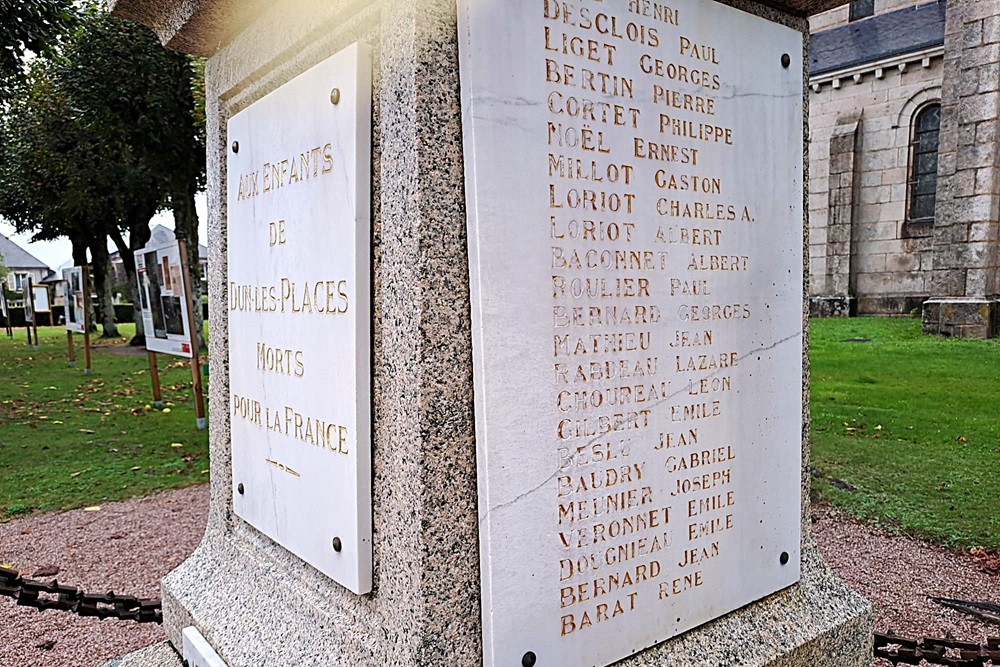 Oorlogsmonument Dun-les-Places #2