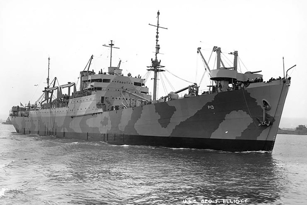 Scheepswrak USS George F. Elliott (AP-13)