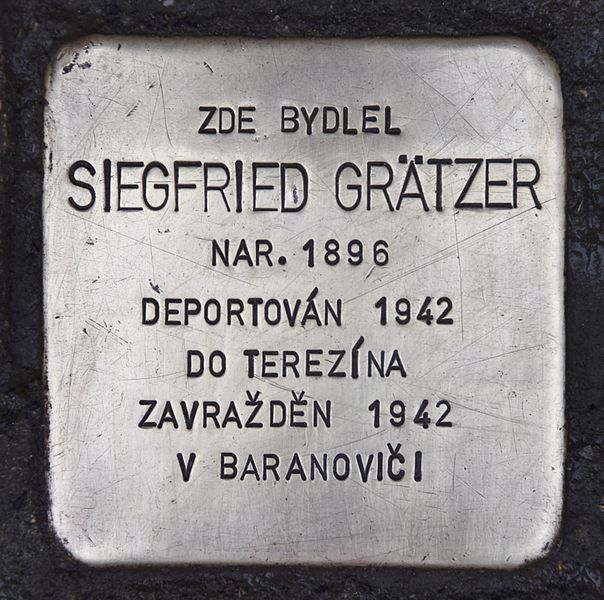 Stolpersteine Vdeňsk 676/7 #2