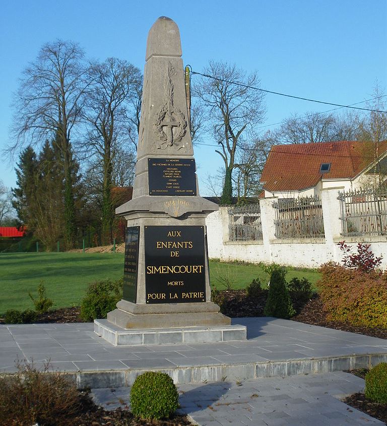 War Memorial Simencourt