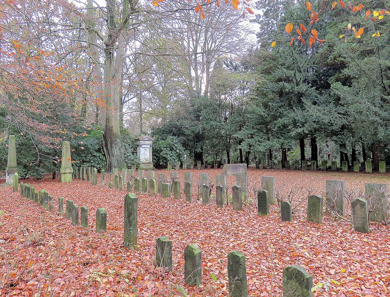 Graves of Freedom Fighters Jewish Cemetery Friedhof Ohlsdorf Hamburg