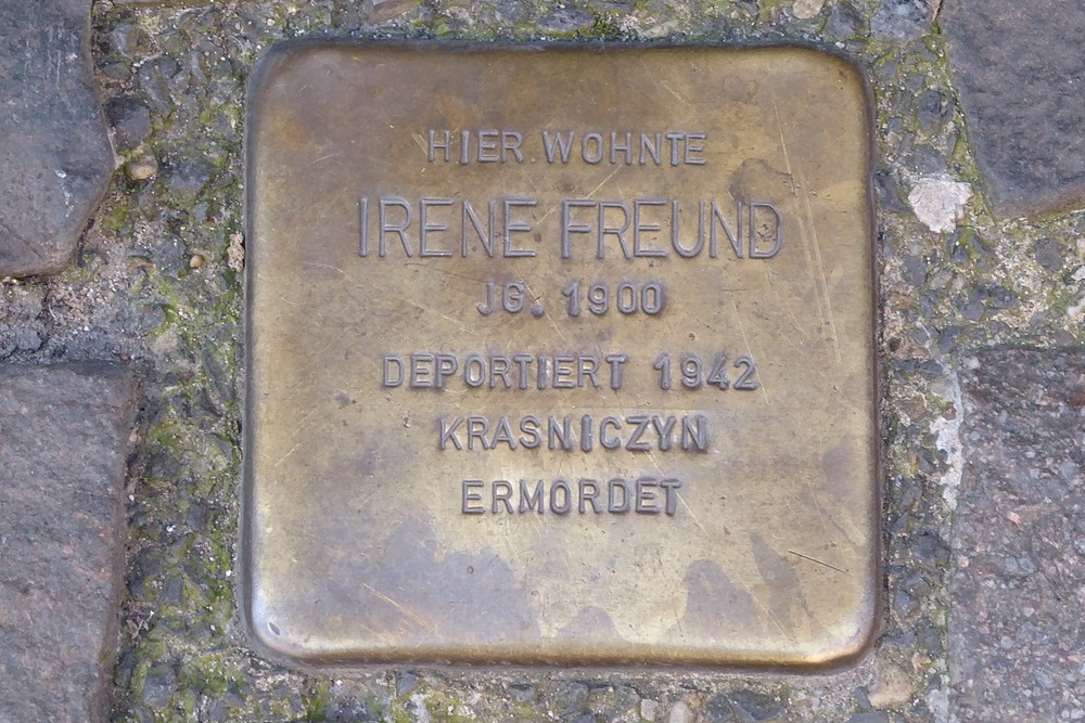 Stolperstein Frohsinnstraße 3