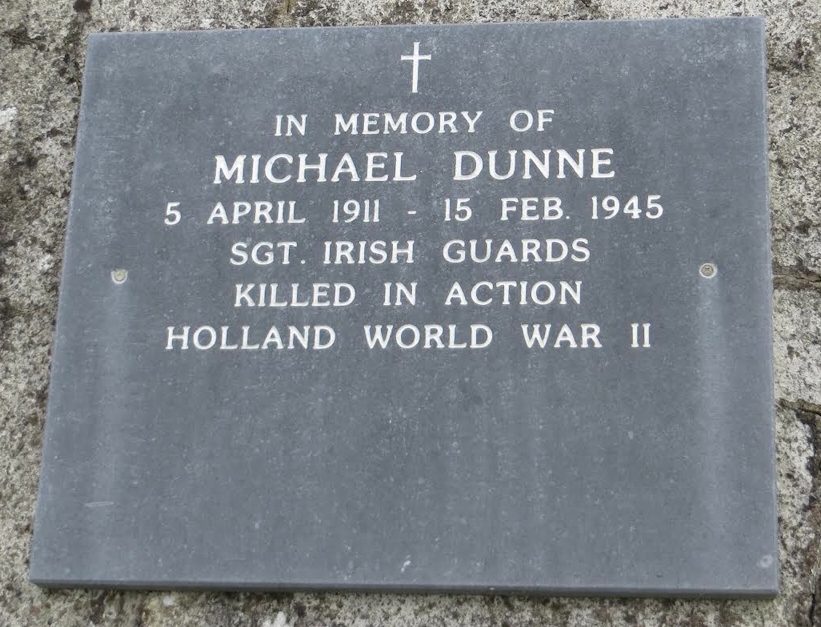Gedenkteken Sgt. Michael Dunne