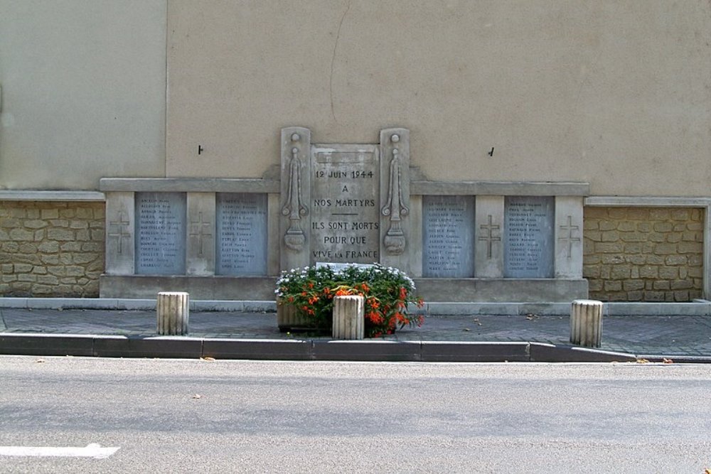 Memorial Execution 12 June 1944