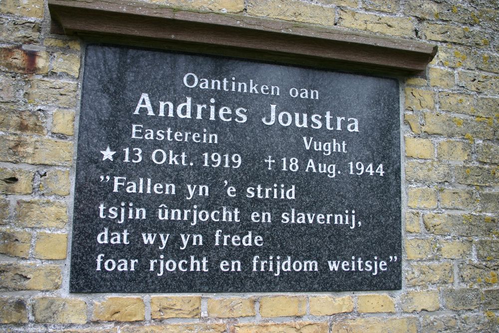 Monument Andries Joustra