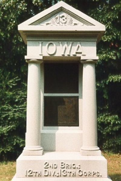 Monument 24th en 28th Iowa Infantry (Union)
