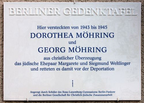 Gedenkteken Dorothea en Georg Mhring