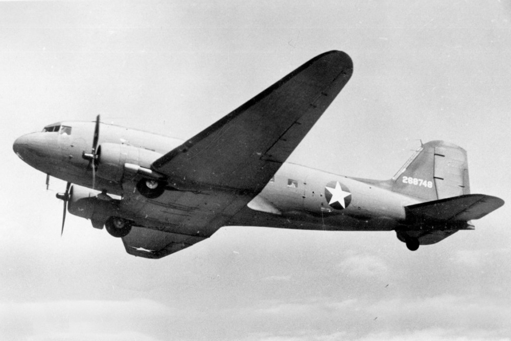 Crashlocatie Douglas C-53 Skytrooper (DC-3) 42-15549