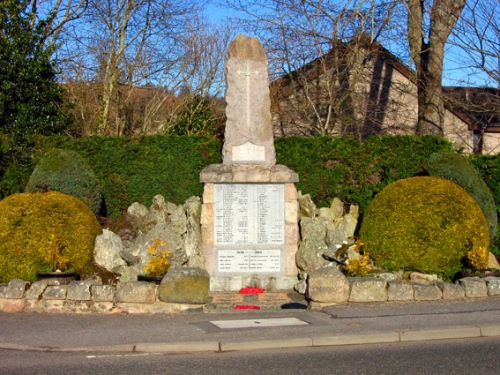 War Memorial Kincardine O'Neil