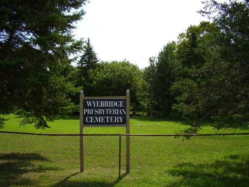 Commonwealth War Grave Wyebridge Presbyterian Cemetery