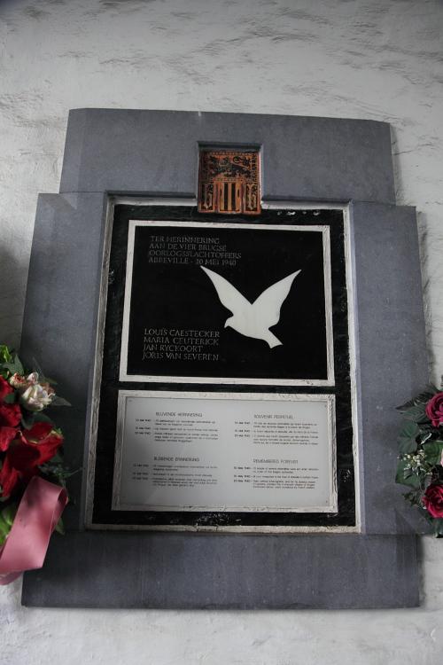 Gedenkteken Brugse Oorlogsslachtoffers Abbeville - 20 mei 1940
