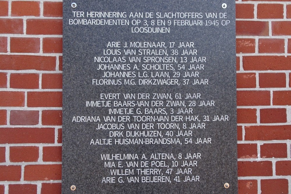 Gedenkteken Bombardementslachtoffers Den Haag