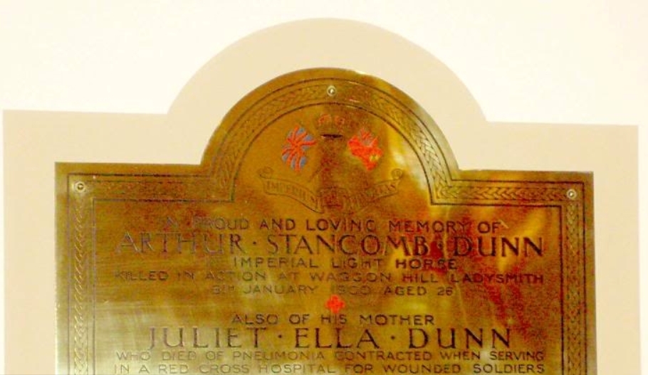 Gedenkteken Arthur Stancomb Dunn en Juliet Ella Dunn