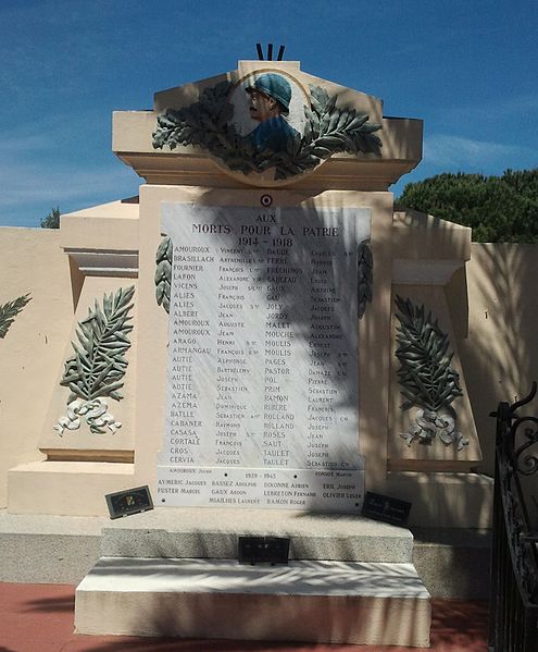 War Memorial Canet-en-Roussillon