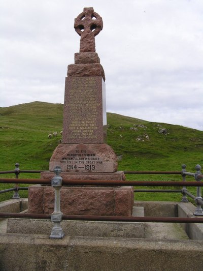 War Memorial Whiteness and Weisdale