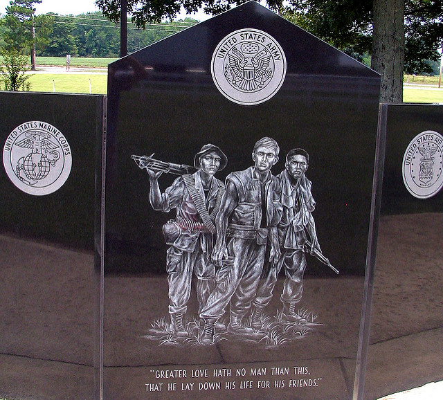 Monument Vietnam-Oorlog Elkmont