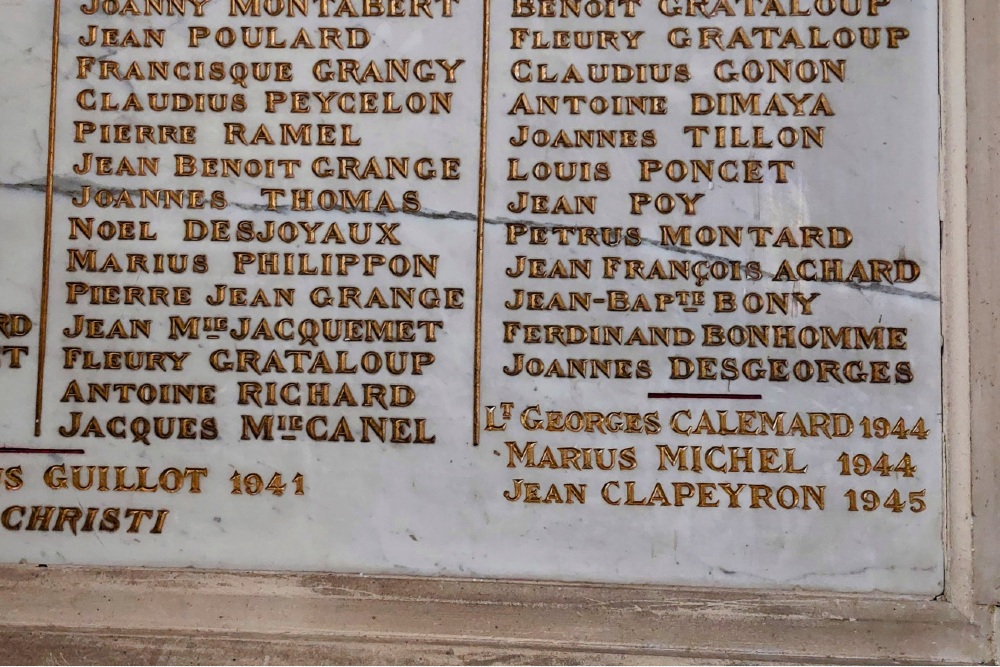 Oorlogsmonument glise Saint-Galmier #3