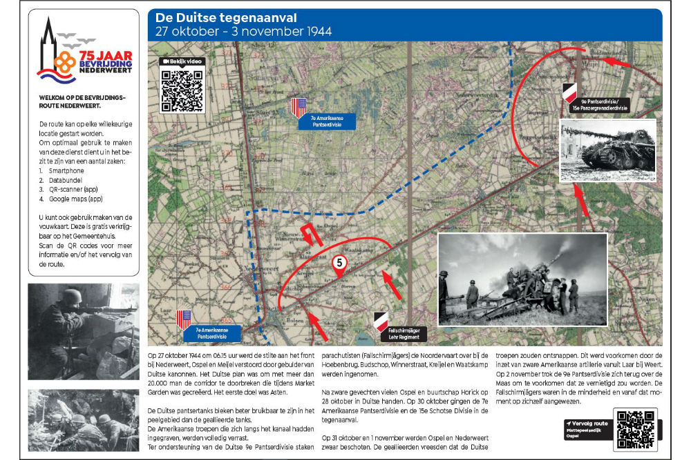 Bevrijdingsroute Locatie 5 - De Duitse Tegenaanval