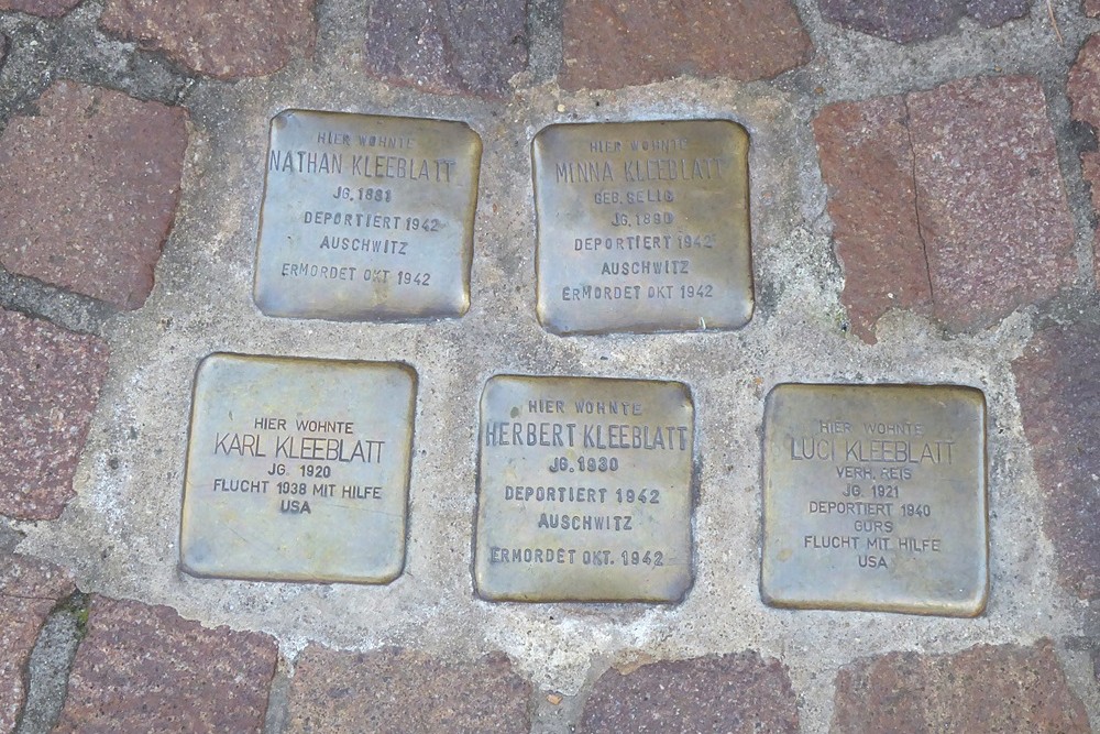 Stolpersteine Freihofstrasse 1