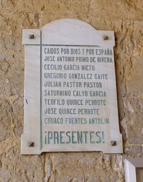 Spanish Civil War Memorial San Cebrin de Campos