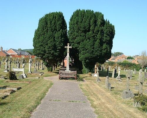 Commonwealth War Graves Budleigh Salterton Church Cemetery