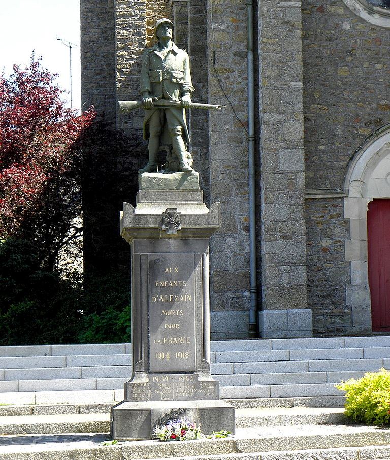 Monument Eerste Wereldoorlog Alexain