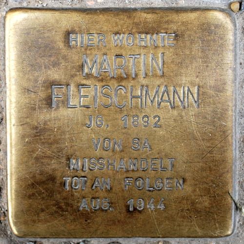 Stolpersteine Stockholmer Strae 28 #2