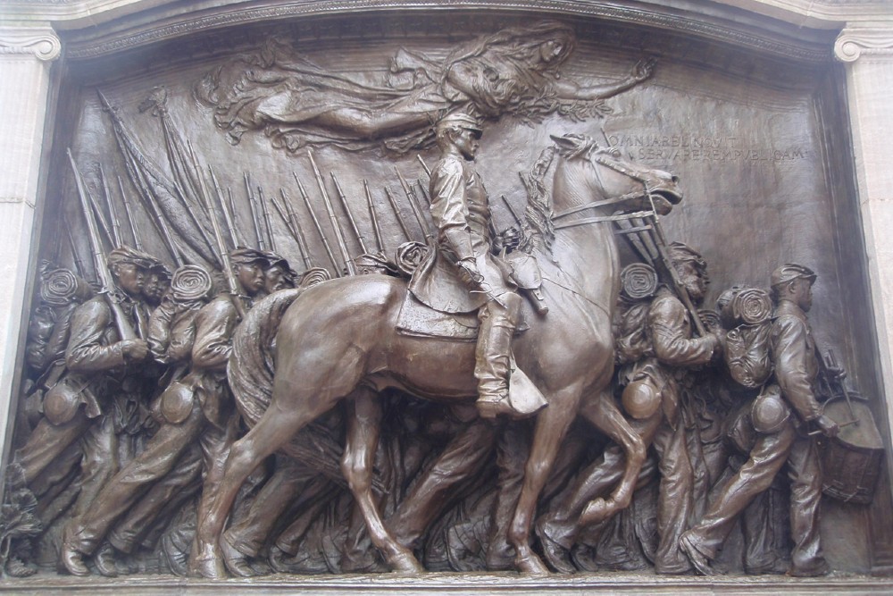 Monument Robert Gould Shaw en het 54th Regiment #1