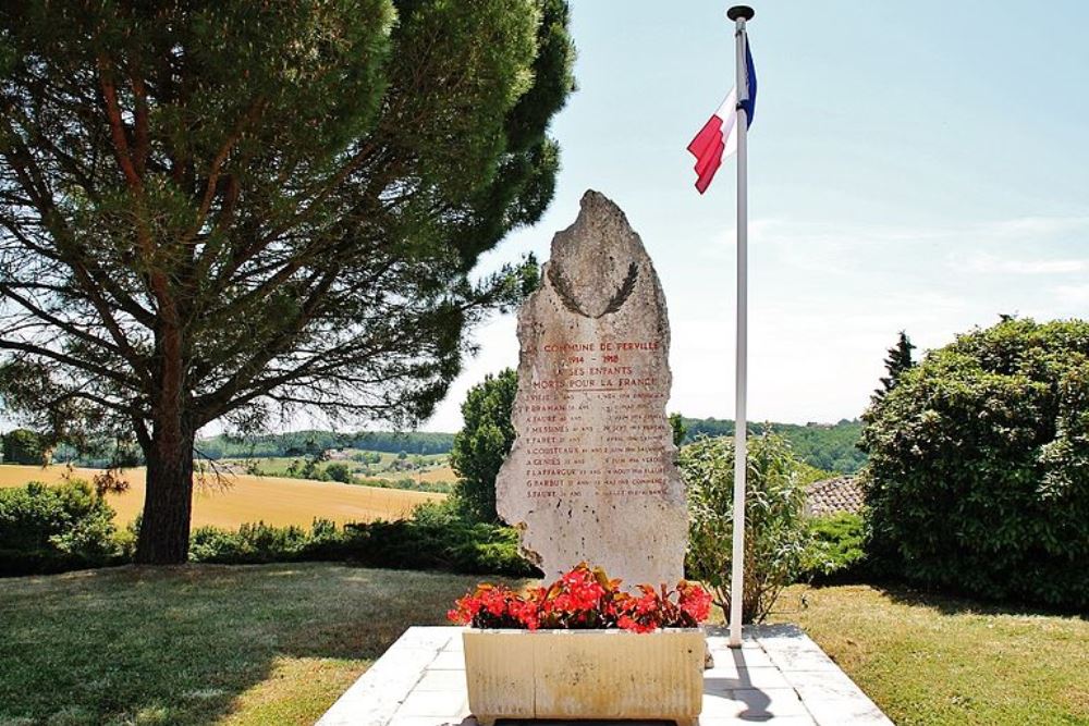 Monument Eerste Wereldoorlog Perville