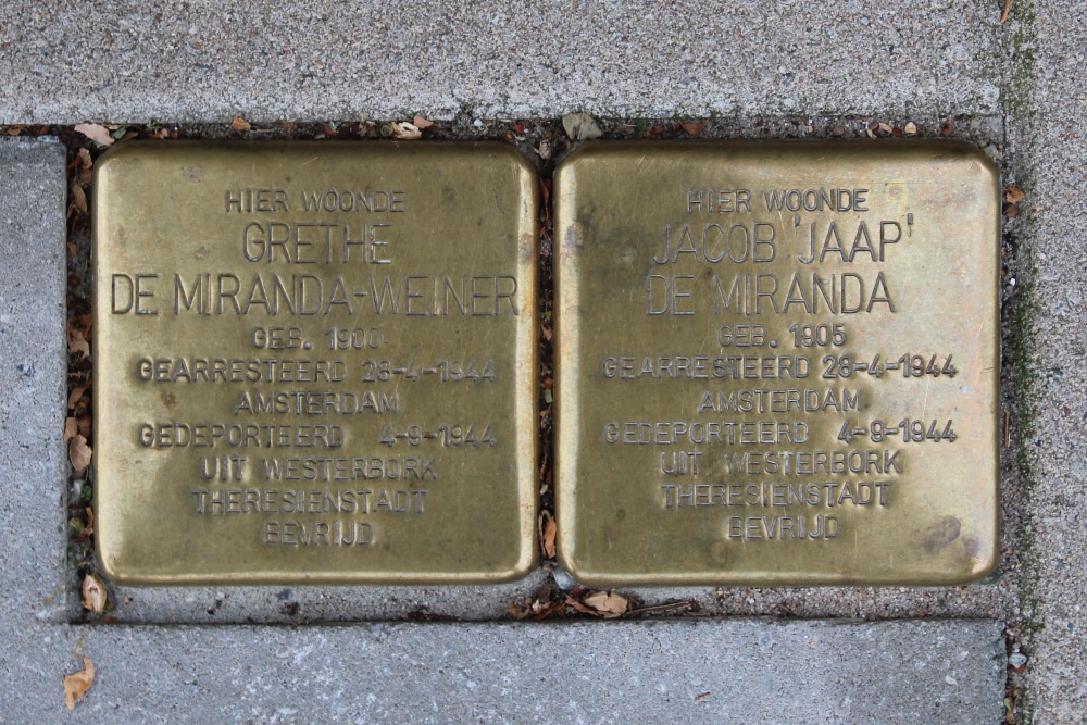 Stolpersteine Waalstraat 39