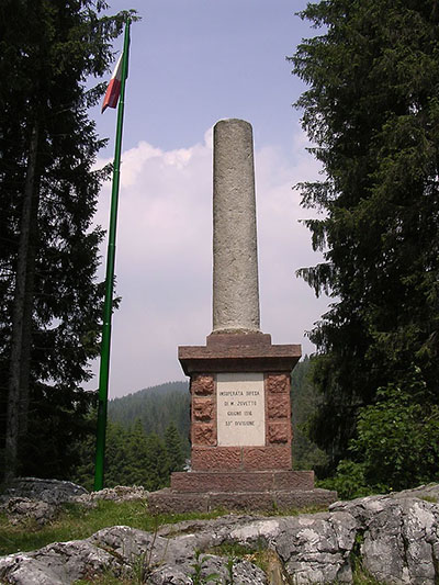 Monument Verdedigers Monte Zovetto & Lemerle