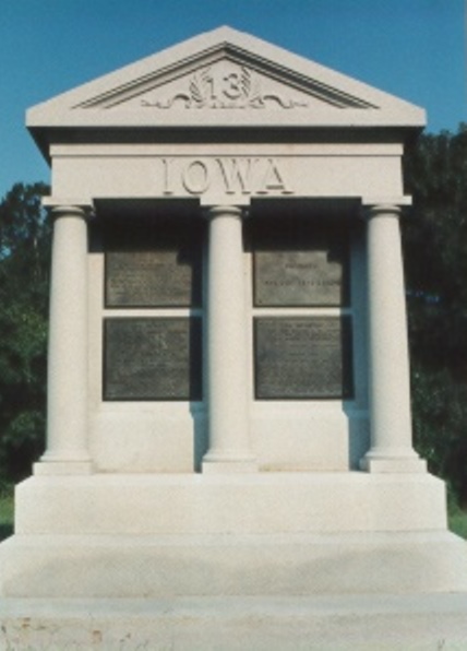 Monument 21st, 22nd en 23rd Iowa Infantry (Union)