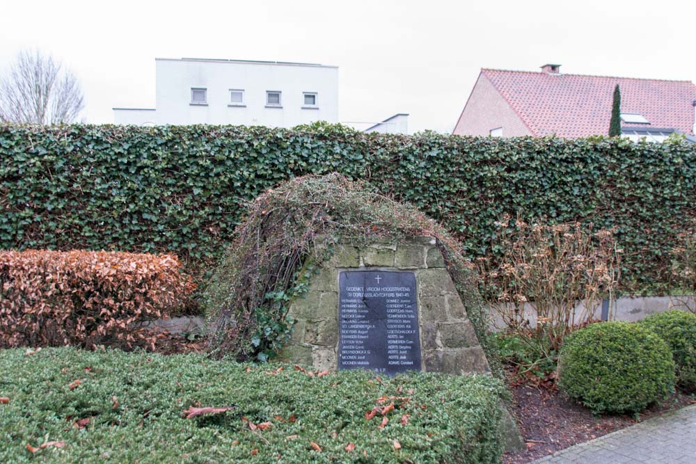 Memorial 39 War victims 40-45 Hoogstraten